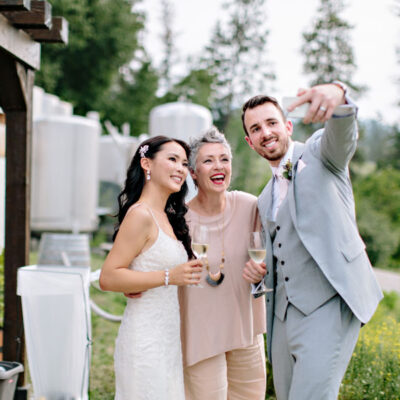 Wedding selfie